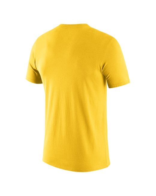 Nike Indiana Fever Logo Dri-fit Wnba T-shirt in Yellow for Men | Lyst