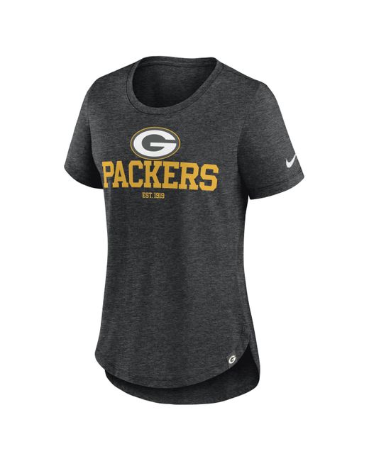 Nike Black Green Bay Packers Nfl T-shirt