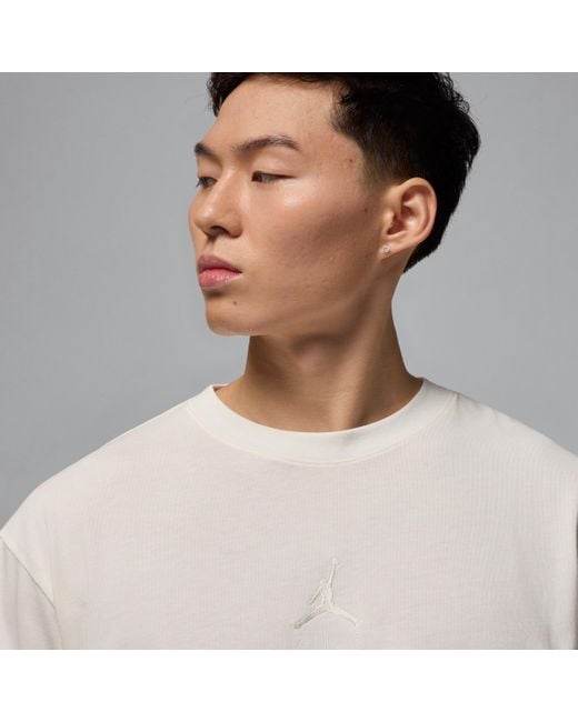 Nike White Nike Flight Essentials Oversized T-Shirt for men