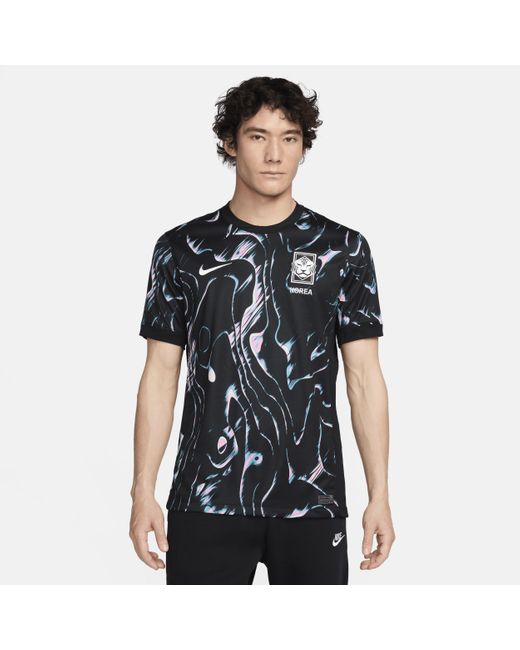 Nike Black Korea 2024 Stadium Away Dri-fit Football Replica Shirt 50% Recycled Polyester for men