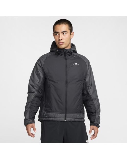 Nike Trail Primaloft Therma Fit Running Jacket in Grey for Men Lyst UK