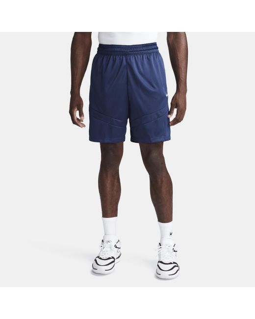 Nike Blue Icon Dri-fit 8" Basketball Shorts for men