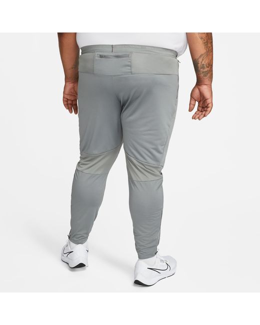 Nike Gray Dri-fit Phenom Elite Knit Running Pants for men