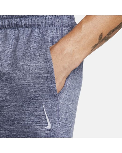 Nike Blue Yoga Dri-fit 5" Unlined Shorts for men