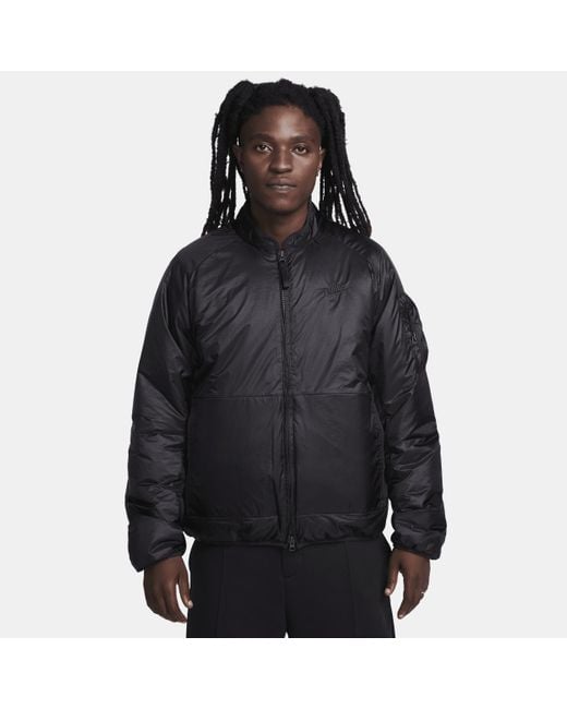 Giacca isolante loose fit therma-fit sportswear tech di Nike in Black da Uomo