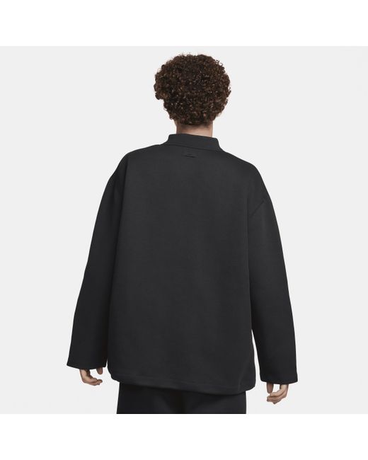 Nike Black Tech Fleece Re-imagined Polo Polyester for men