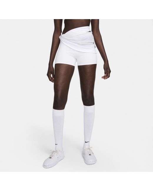 Nike White X Jacquemus Layered Shorts Nylon