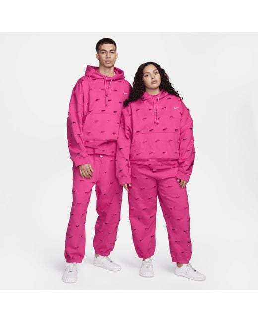 Nike Pink X Jacquemus Swoosh Hoodie Polyester