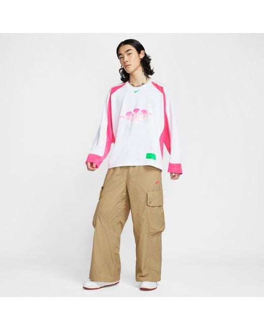 Nike White Project F.R.O.G. Long-Sleeve Jelly Jersey Top for men