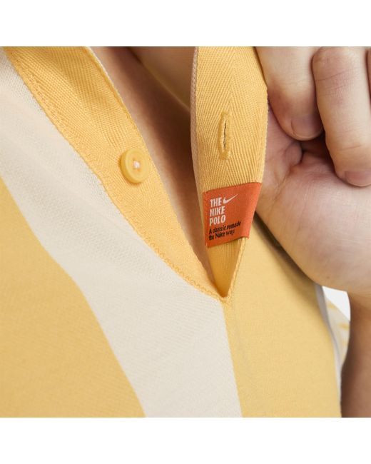 Nike Yellow The Polo Dri-fit Polo Polyester for men
