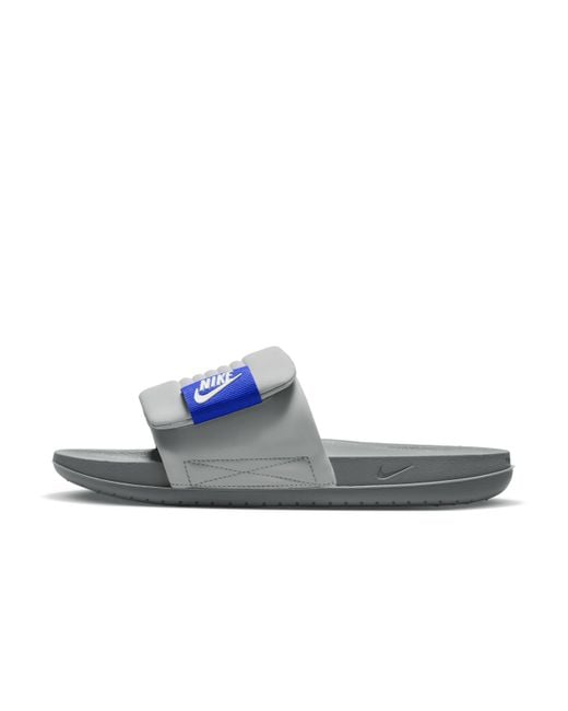 mens nike slides grey