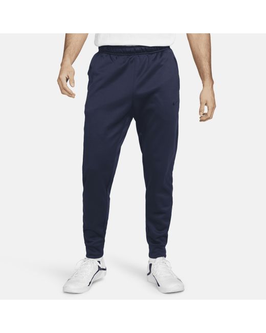 Nike Therma-fit Tapered Training Pants In Blue, for Men | Lyst
