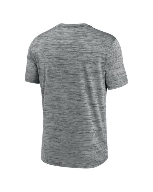 Nike Gray Atlanta Braves Authentic Collection Practice Velocity Dri-fit Mlb T-shirt for men