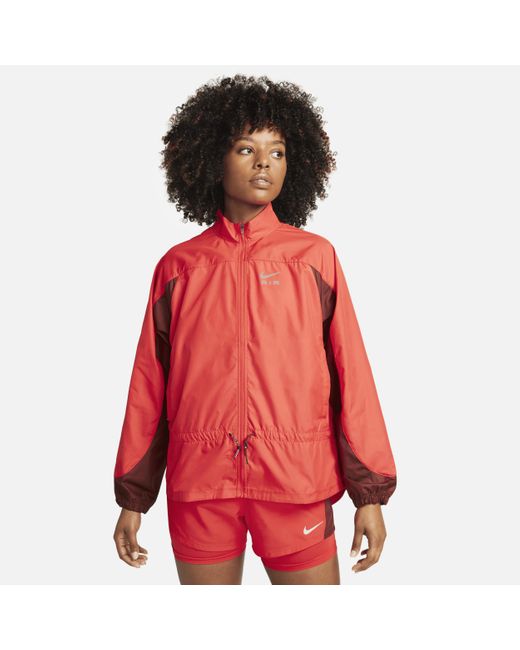 Nike Air Dri-fit Jacket In Red, | Lyst
