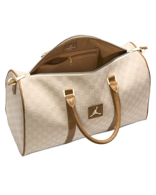 Nike Brown Monogram Duffle Bag (25l)