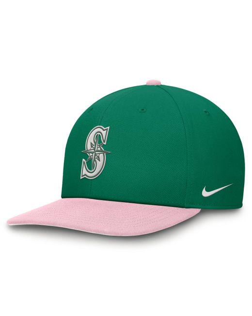 Nike Green Seattle Mariners Malachite Pro Dri-fit Mlb Adjustable Hat