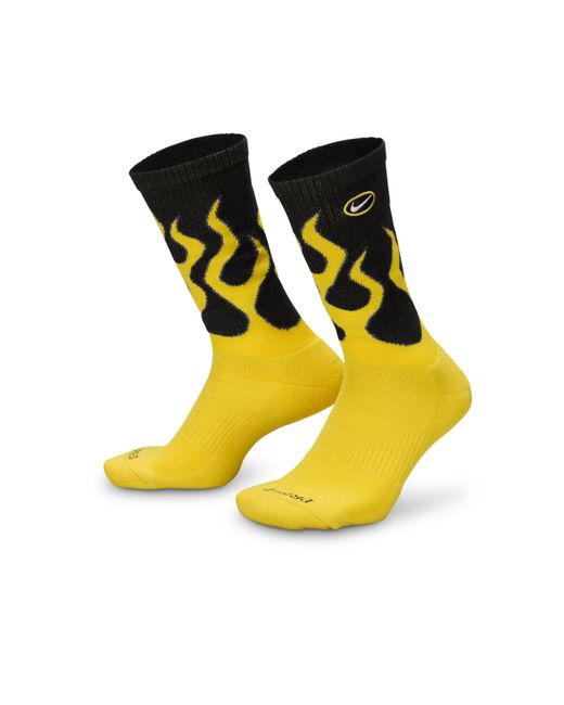 Calze Di Media Lunghezza Ammortizzate Everyday Plus (1 Paio) di Nike in Yellow