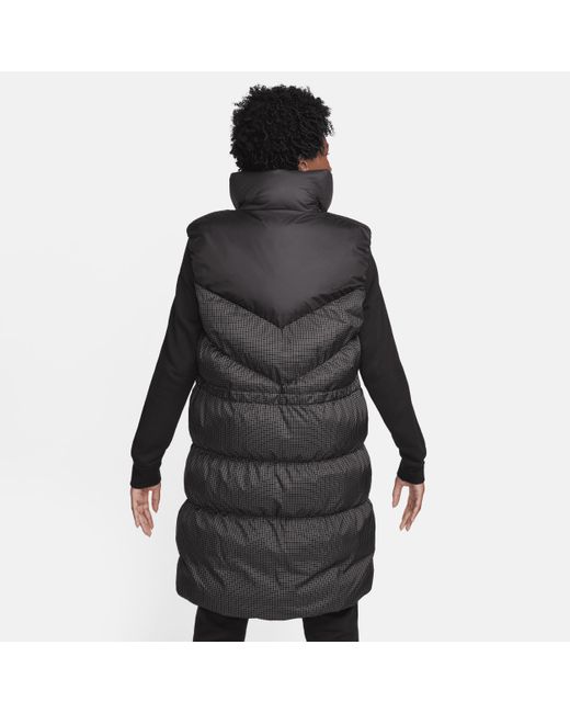 Nike Sportswear Windpuffer Therma fit Loose Long Puffer Vest in