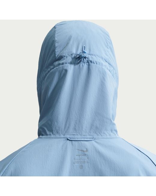 Nike Blue Stride Repel Uv Running Jacket for men