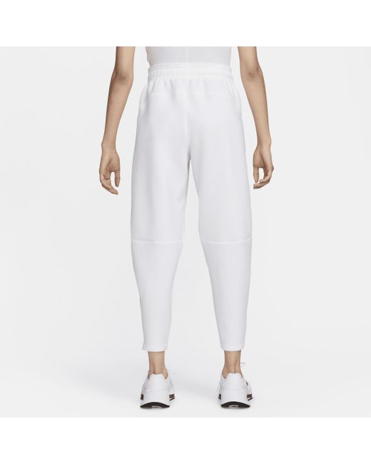 Nike White Dri-fit Prima High-waisted 7/8 Training Pants