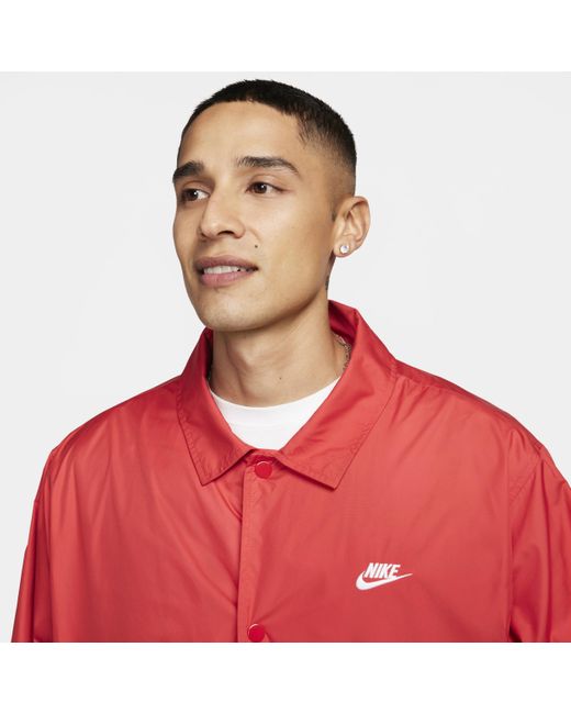 Nike Red Club Coaches' Jacket for men
