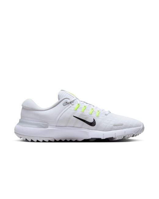 Nike White Free Golf Nn Golf Shoes for men