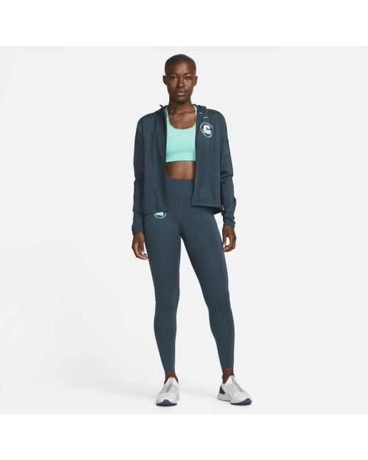 Nike Repel Impossibly Light Running Jacket in Blue Lyst