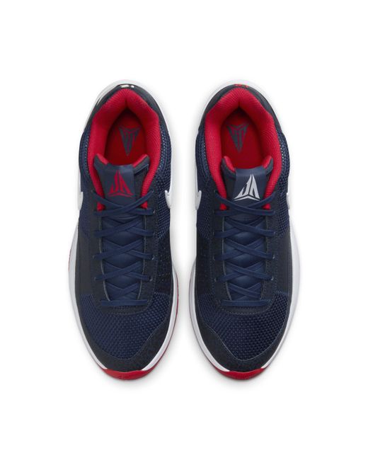 Nike zoom basketball shoes blue hot sale