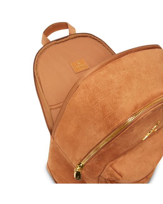 Nike Orange Suede Monogram Backpack (23.5L) for men