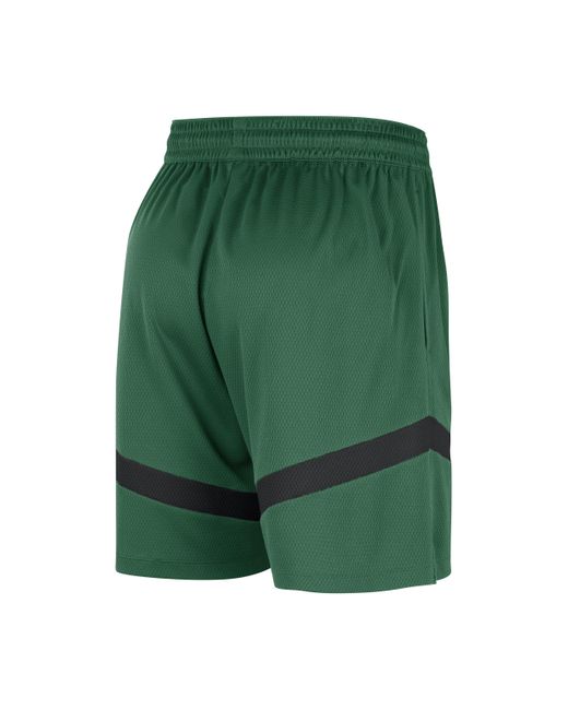 Nike Green Boston Celtics Icon Practice Dri-fit Nba 20.5cm (approx.) Shorts Polyester for men