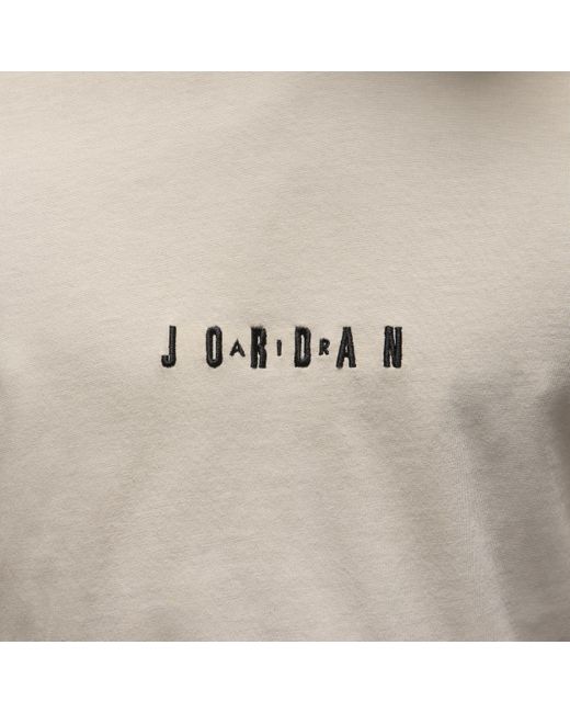 Nike Natural Jordan Air T-shirt Cotton for men