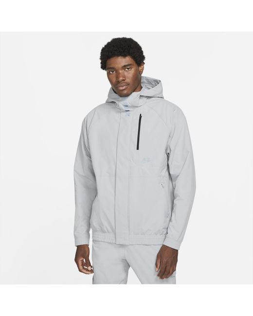 Nike Gray Air Max Woven Jacket Grey for men
