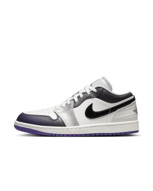 Nike Blue Air Jordan 1 Low Se Shoes