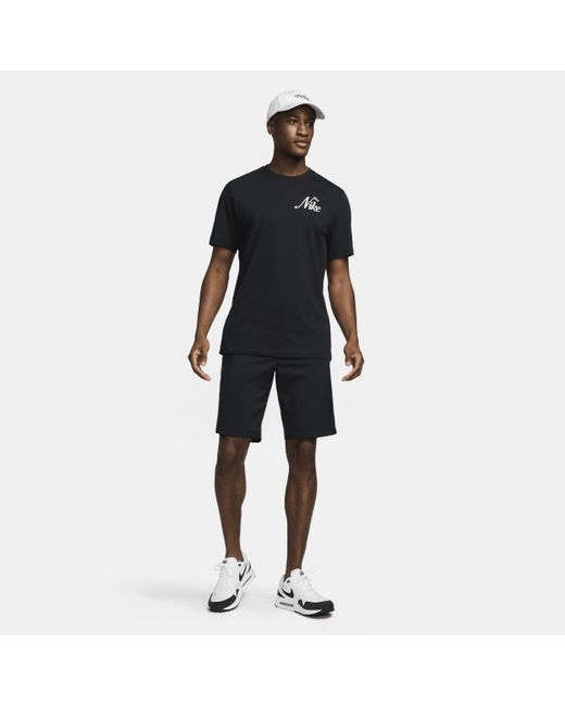 Nike Black Golf T-shirt Cotton for men