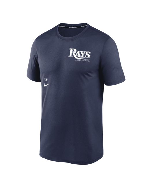Nike Blue Tampa Bay Rays Authentic Collection Early Work Men's Dri-fit Mlb T-shirt for men