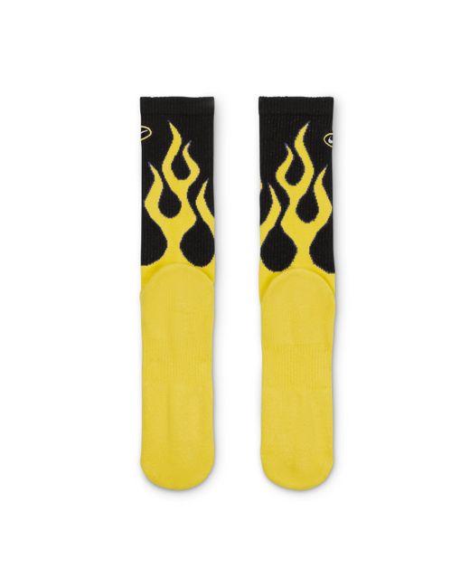 Nike Yellow Everyday Plus Cushioned Crew Socks (1 Pair)