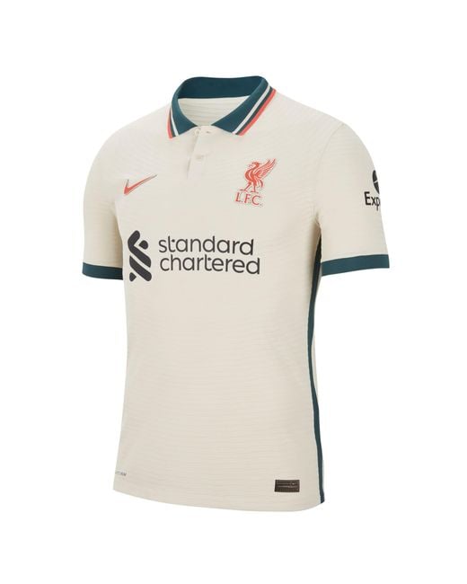 Nike Natural Liverpool F.c. 2021/22 Match Away Dri-fit Adv Football Shirt Brown for men