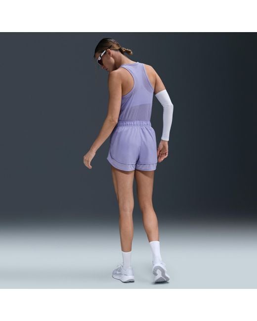 Shorts Da Running Dri-Fit Con Slip Interno Tempo – Donna di Nike in Blue