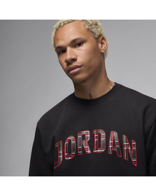 Felpa A Girocollo di Nike in Black da Uomo