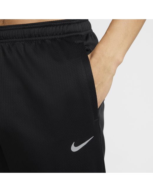 Nike Black Sphere Challenger Therma-Fit Water-Repellent Running Trousers for men