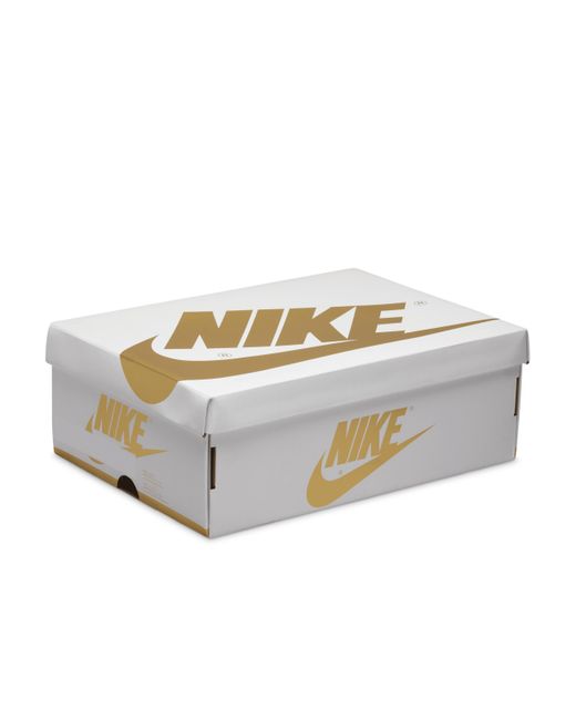 Nike Metallic Air 1 Retro High Og "white And Gold" Shoes
