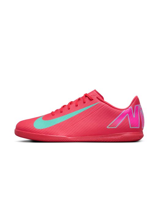 Nike Pink Mercurial Vapor 16 Club Indoor Court Low-Top Football Shoes for men