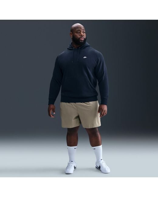 Nike Blue Club Pullover Fleece Hoodie for men