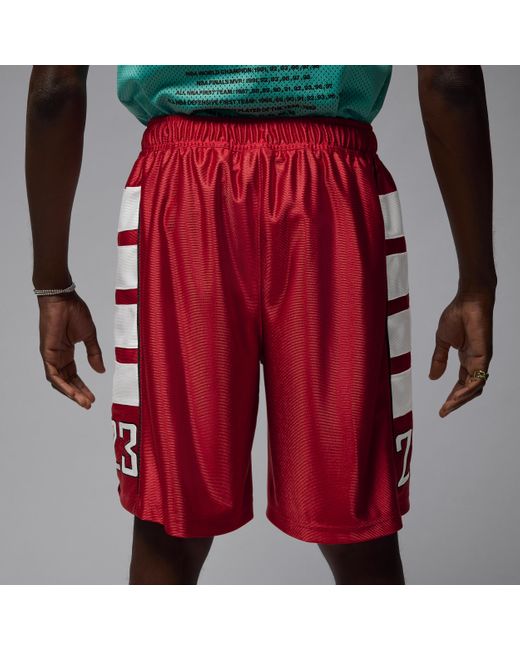 Nike Red Nike Brooklyn Cat Scratch Shorts for men
