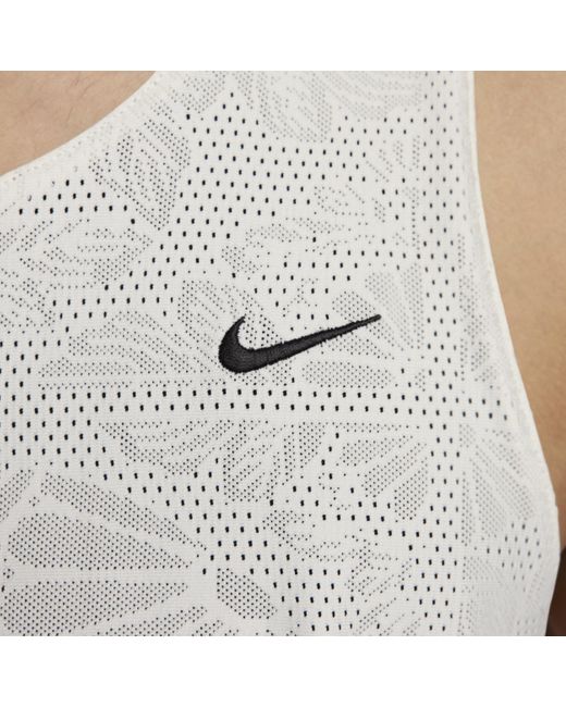 Maglia da basket reversibile dri-fit standard issue di Nike in White da Uomo