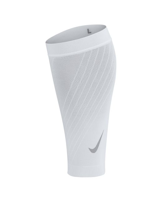 Nike Unisex Calf Sleeves In White, in Gray Lyst