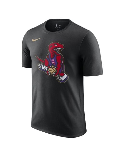 Nike Black Toronto Raptors Essential City Edition Nba T-shirt Cotton for men