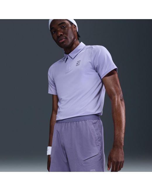 Nike Court Advantage Dri-Fit Tennisshorts Voor (15 Cm) in het Blue voor heren