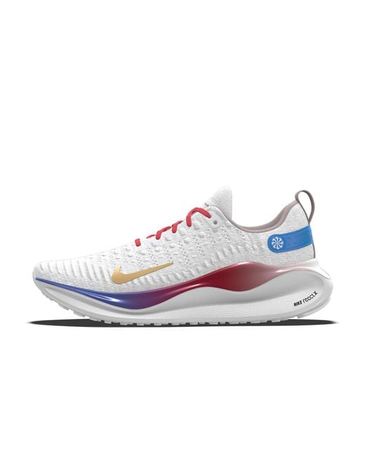 Nike Blue Infinityrn 4 By You Custom Road Running Shoes for men