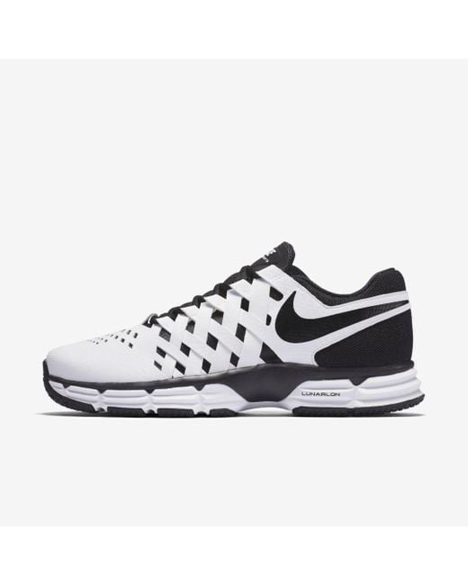 Nike Lunar Fingertrap (extra Wide) Tr Training Shoe in White for Men | Lyst